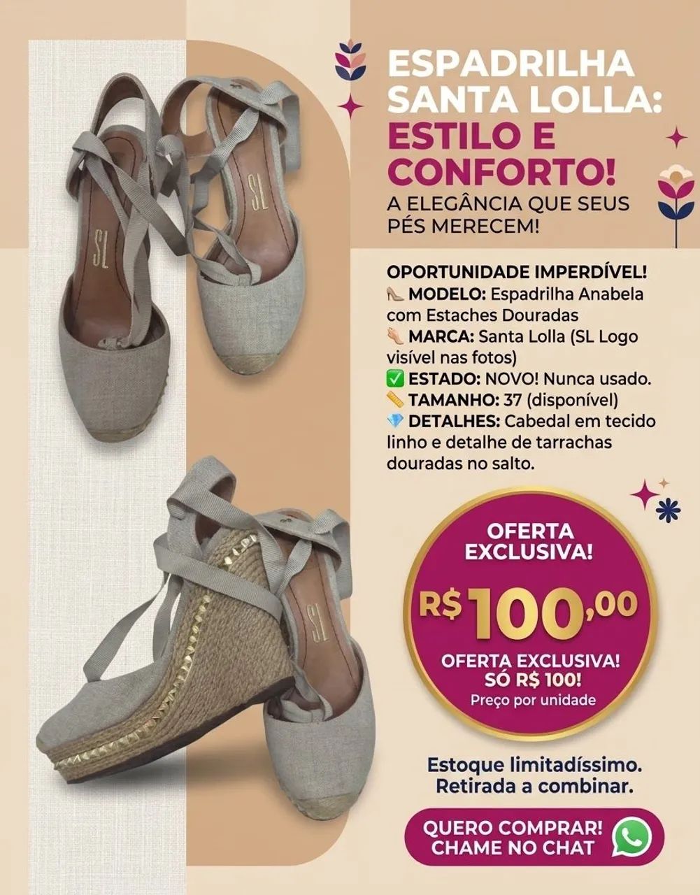 Espadrile Santa Lolla 