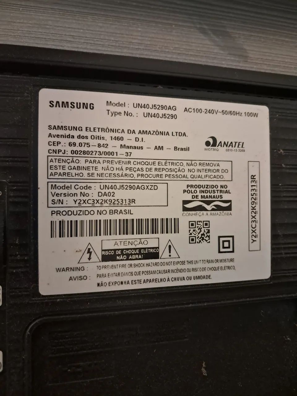 Smart TV LED 40 Polegadas TELA ESTRAGADA - Foto 2