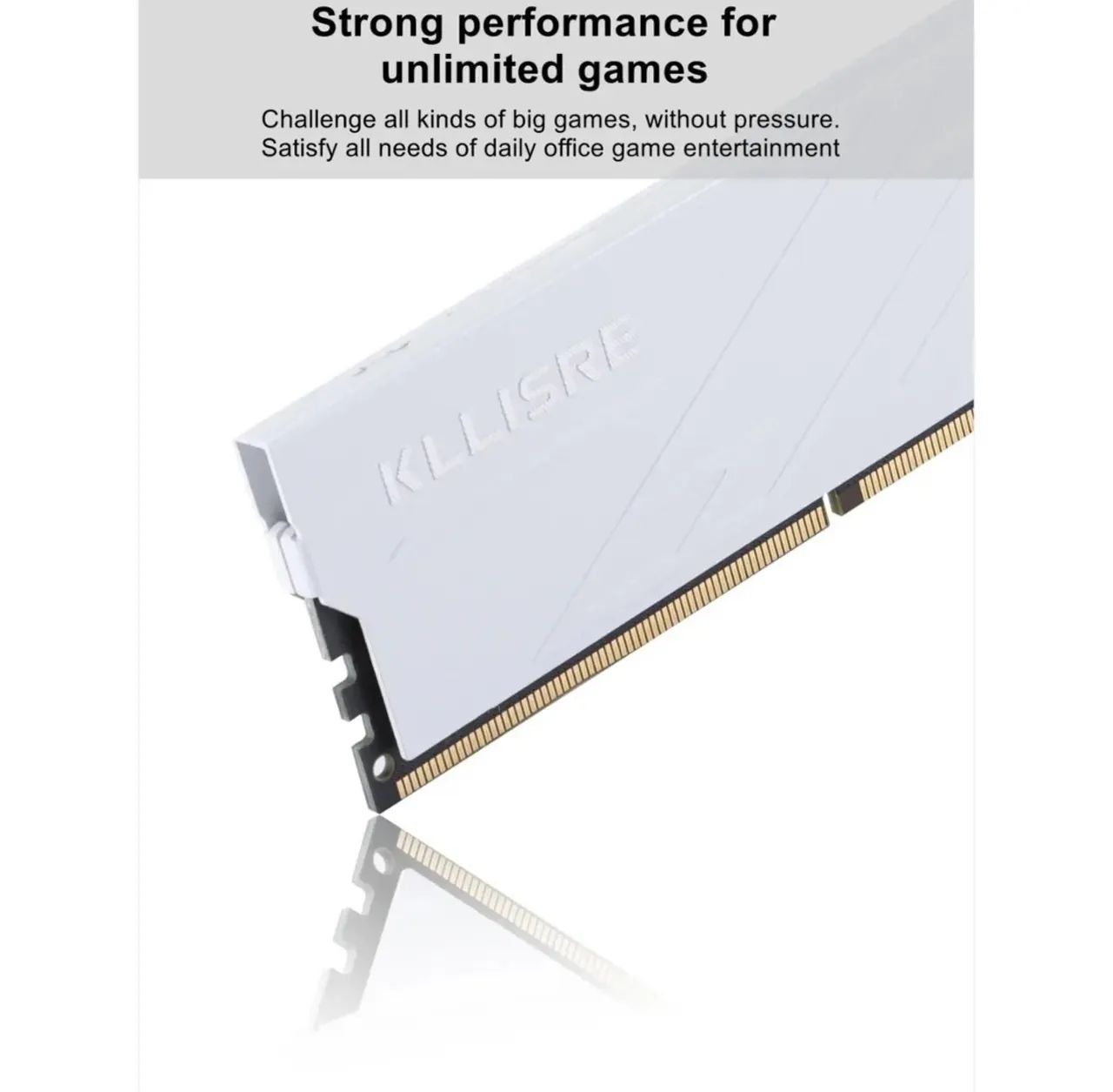 Memória Ram 16gb ddr4 3200 mhz Kllisre white - Memória RAM