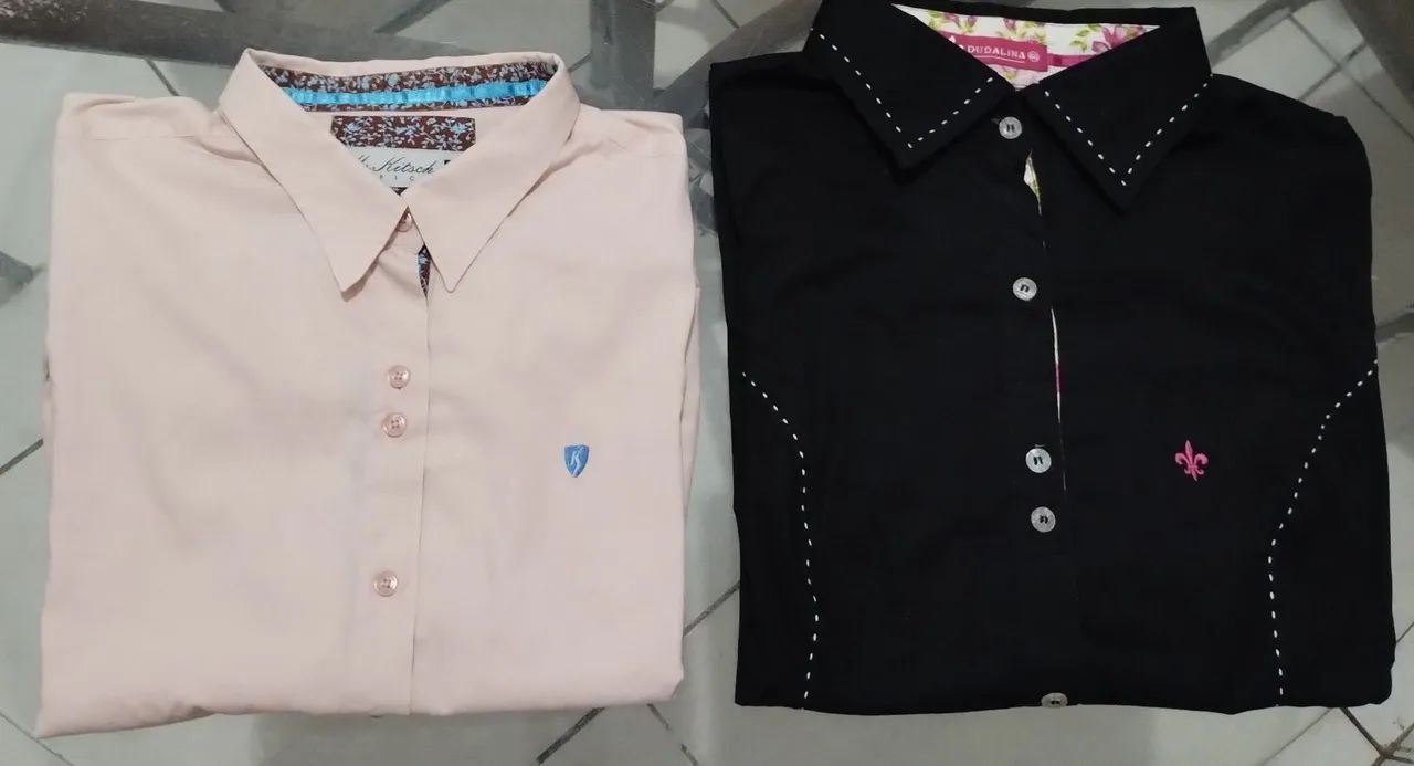 Duas lindas blusas social  originais, feminina.
