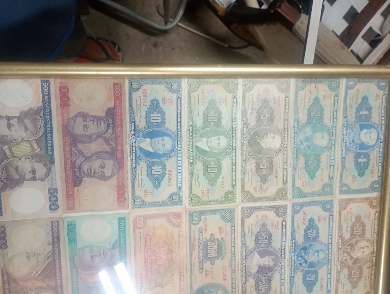 Notas Antigas em Quadro - Foto 4
