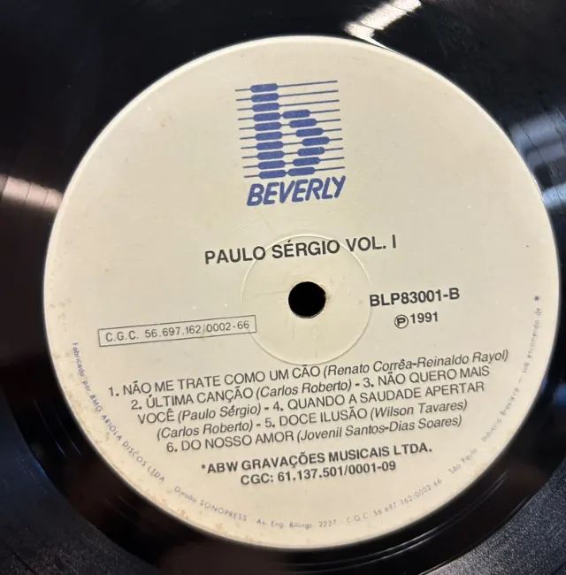 LP Vinil Paulo Sérgio - Capa Original Selo Beverly Discos - Foto 5
