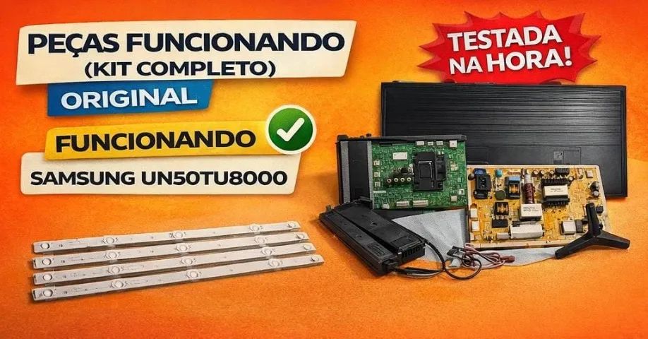 Kit completo TV Samsung 43 polegadas 