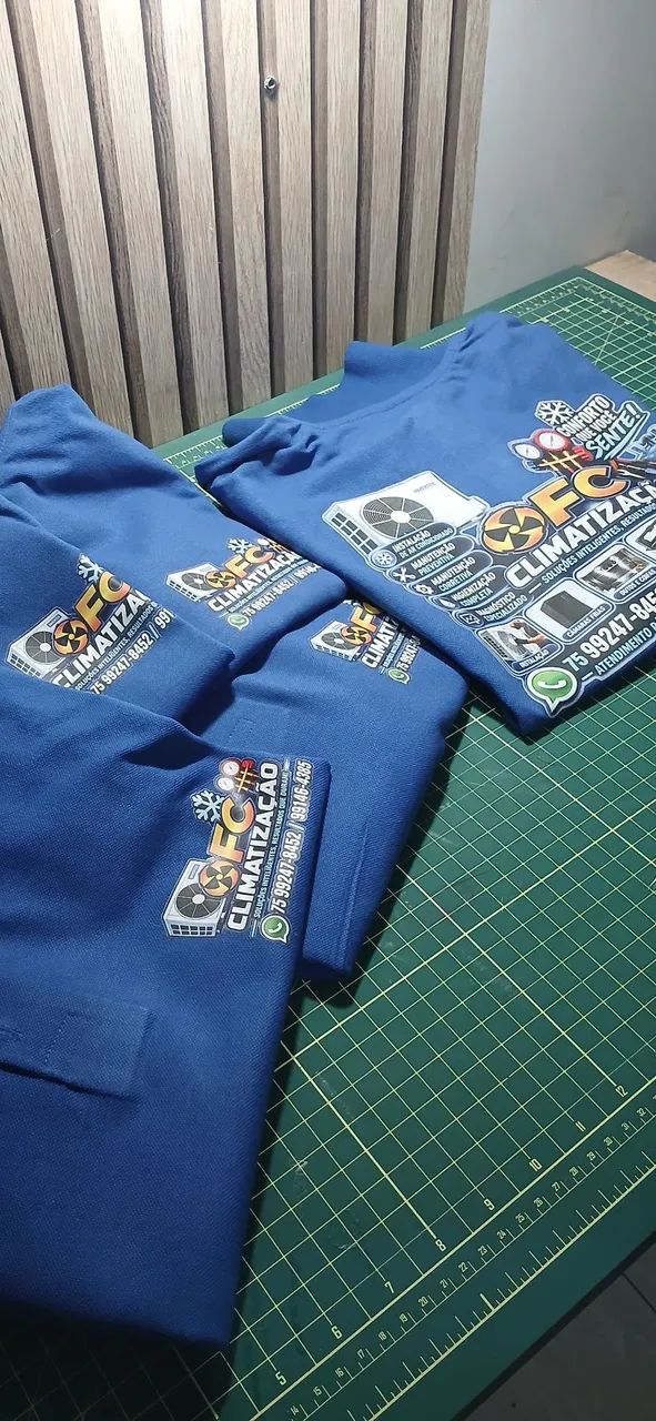 Fardamento e camisas personalizadas DTF - Foto 2