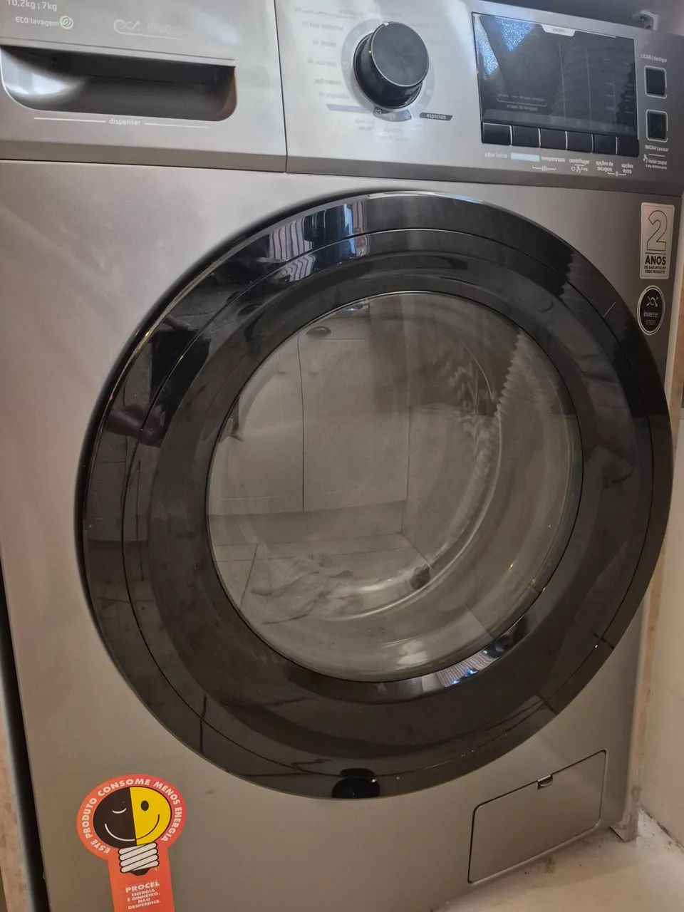 LAVA E SECA INOX MIDEA
