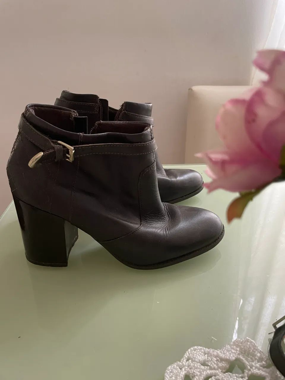 Bota couro 37 - Foto 5