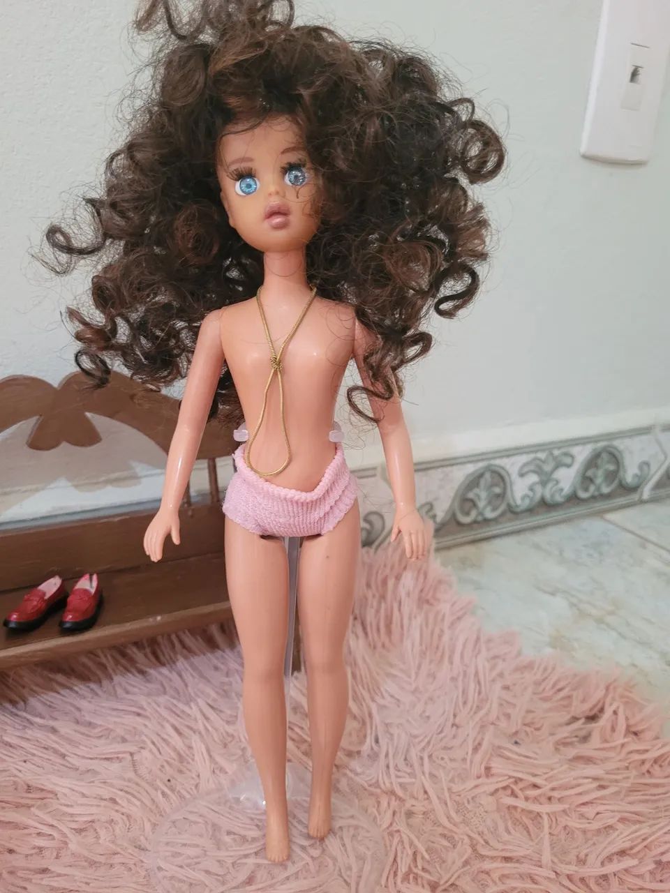 Boneca Susi Customizada (Com Re-root) + Look Completo Importado - Foto 4