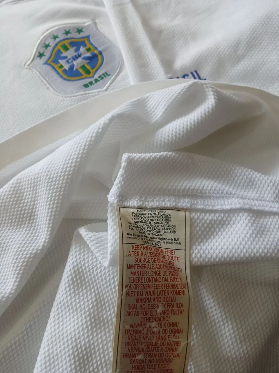 Camisa Seleção Brasil Treino Nike Copa 2006 Alemanha Tam G Frete Grátis - Foto 6