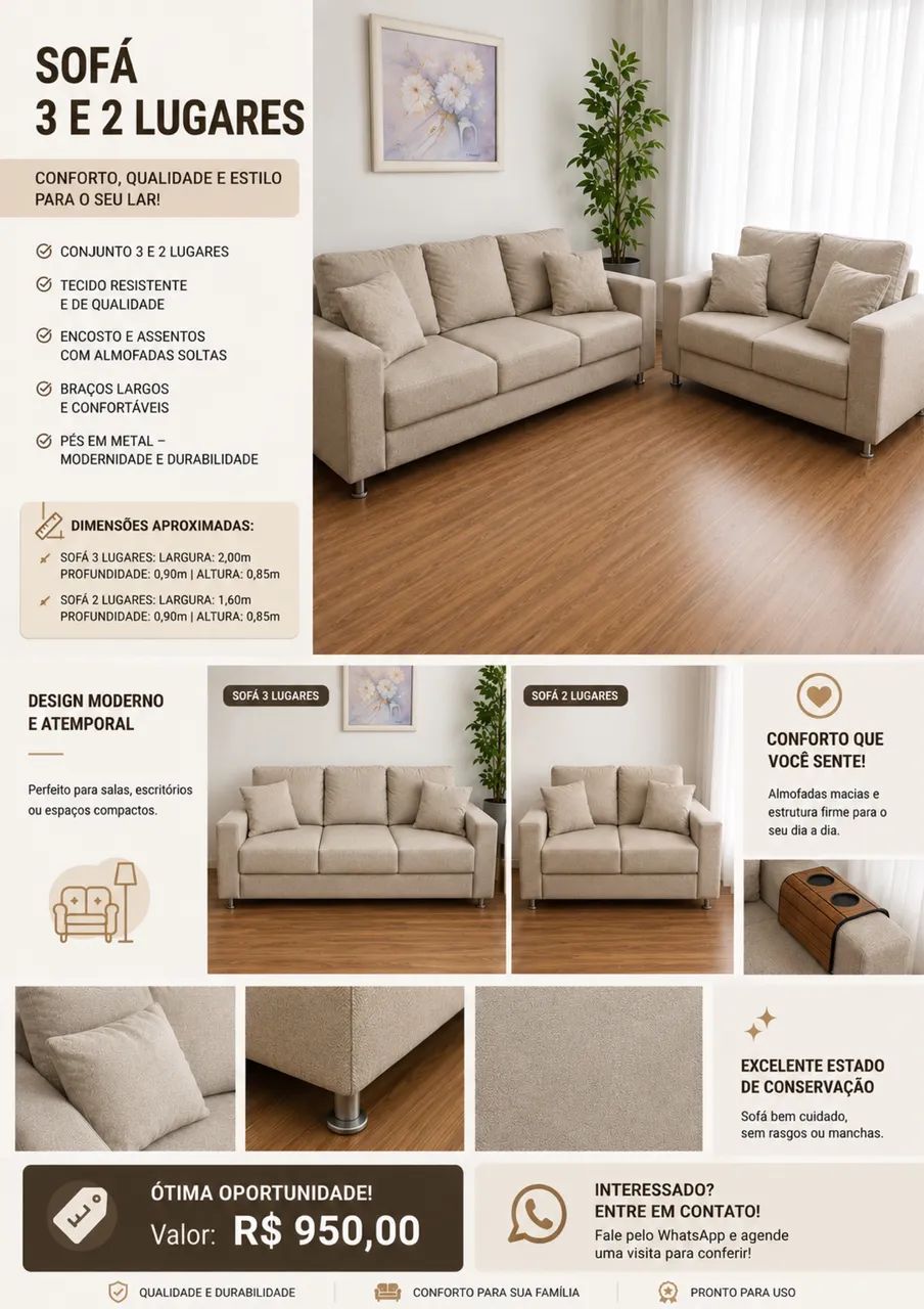 Conjunto de sofa