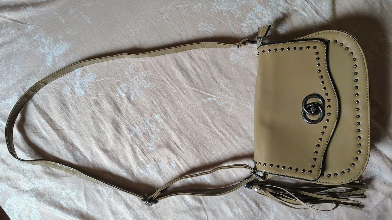Bolsa feminina bege - Foto 2