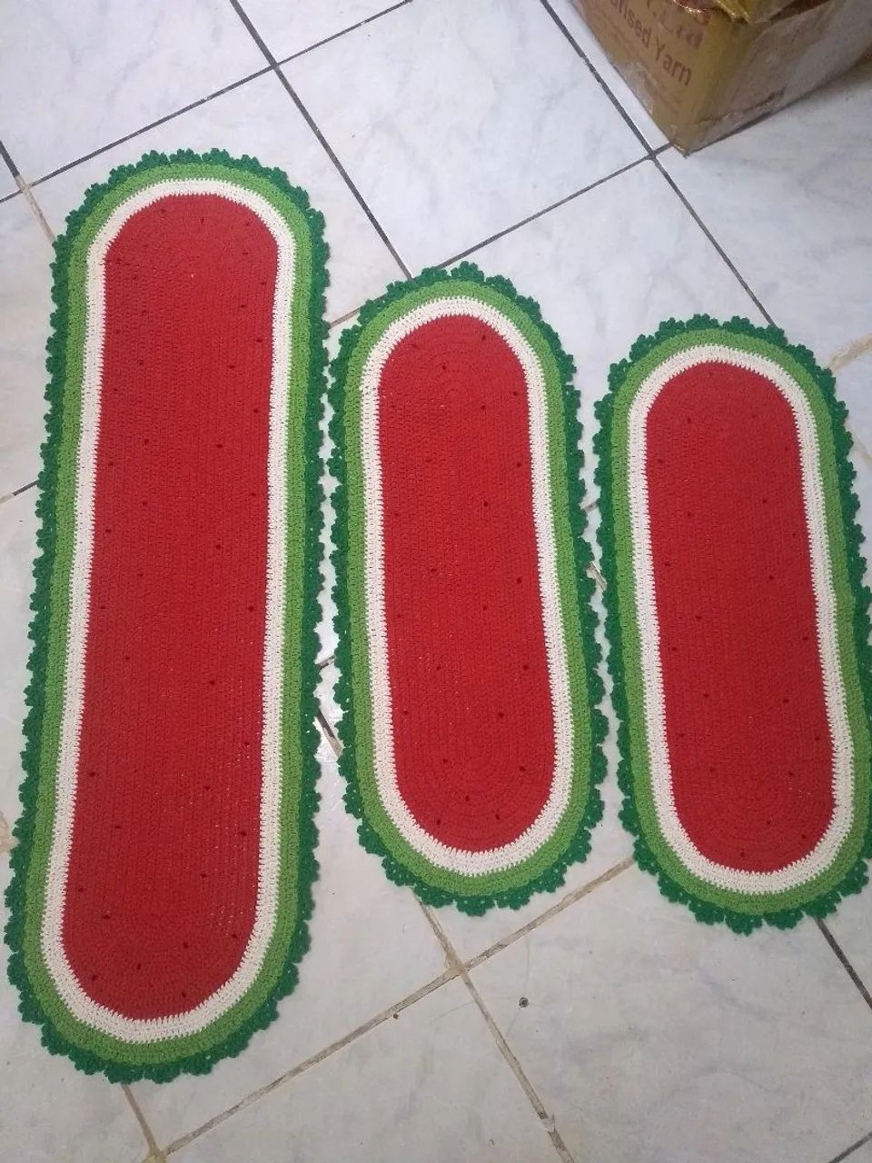 Tapete de crochê 