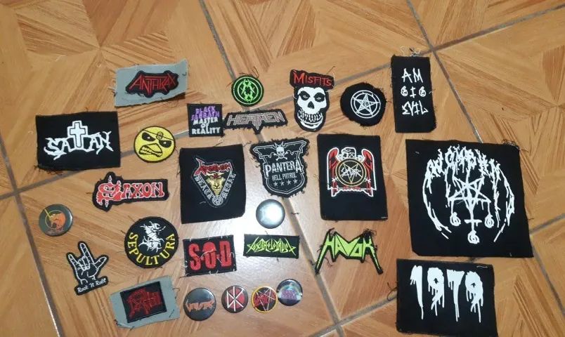 Patches Heavy Metal Rock n Roll Bordados 