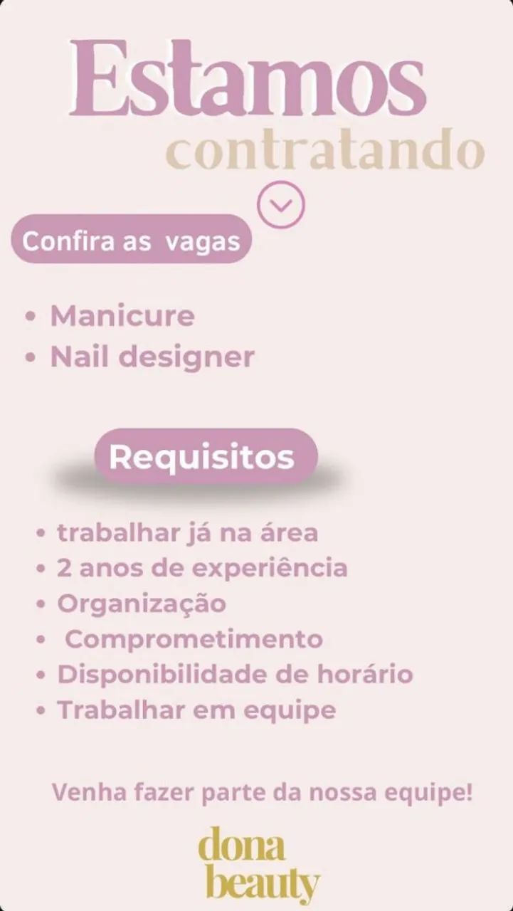 Vaga de emprego no Bessa 