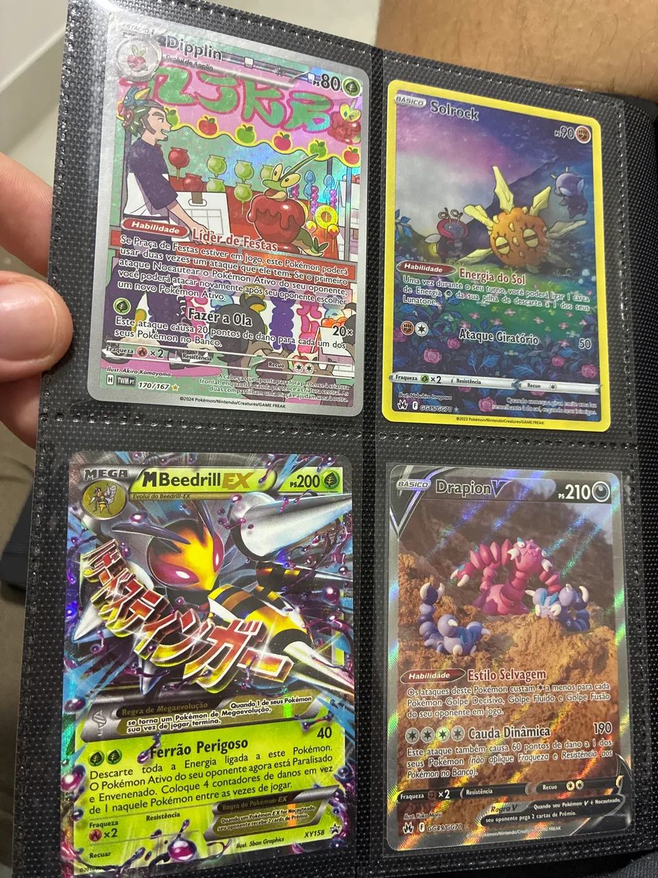 Combo cartas Pokémon diversas coleções 