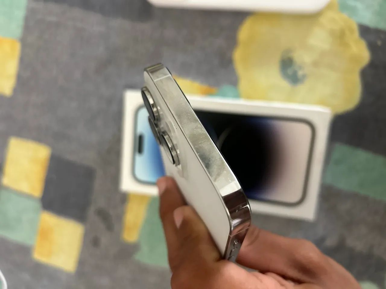 IPHONE 14 PRO MAX 256 BRANCO TODO ORIGINAL  - Foto 3