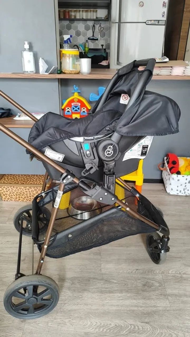 Carrinho de Bebê Moisés com Bebê Conforto Galzerano - Foto 4