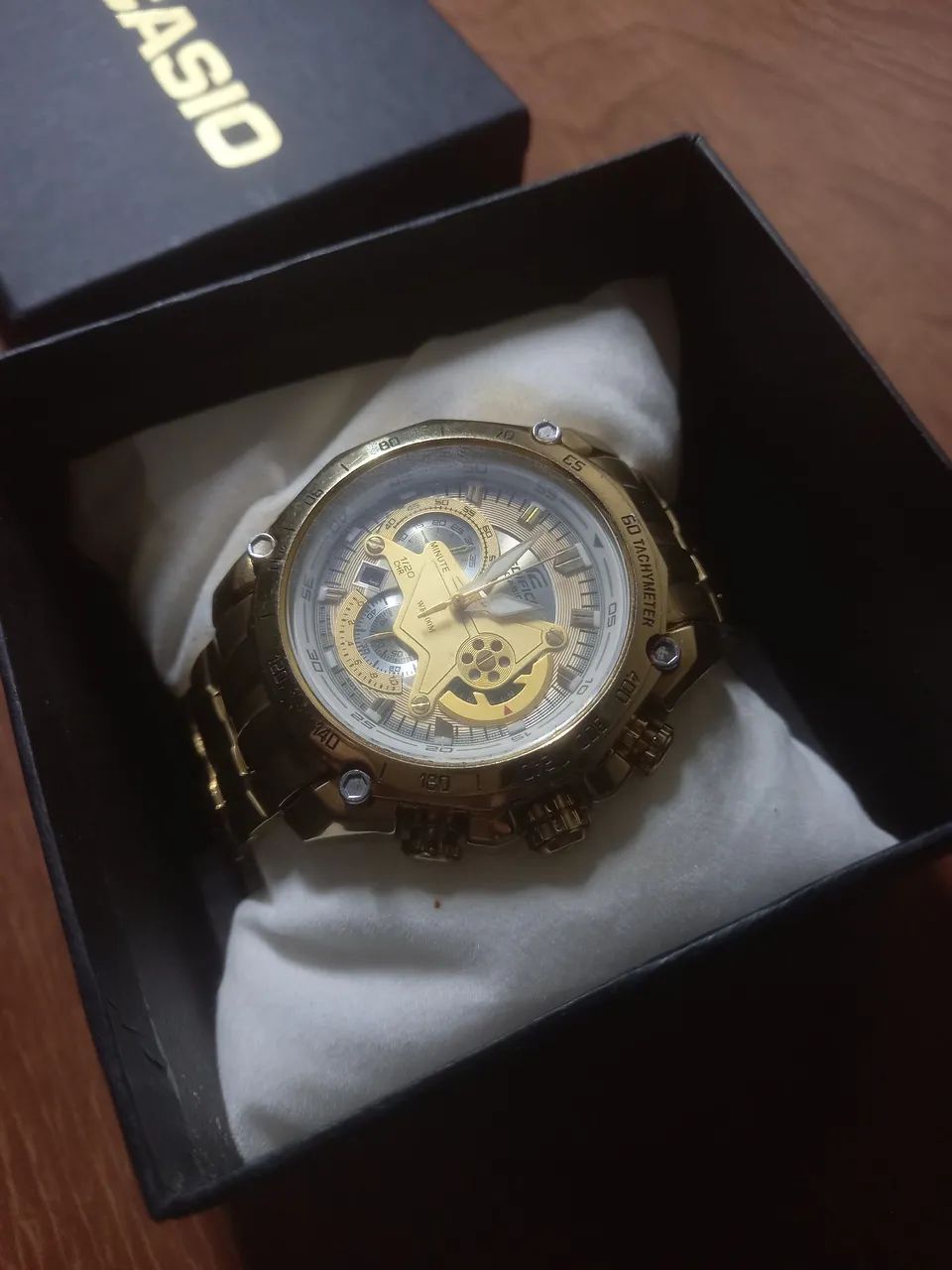 Relógio Casio Edifice Tachymeter Original. <br>De colecionador. 