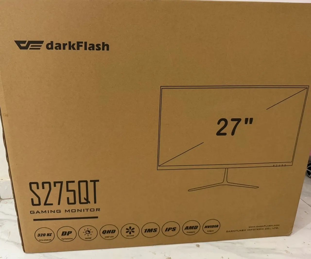 Monitor gamer aigo Darkflash NOVO LACRADO