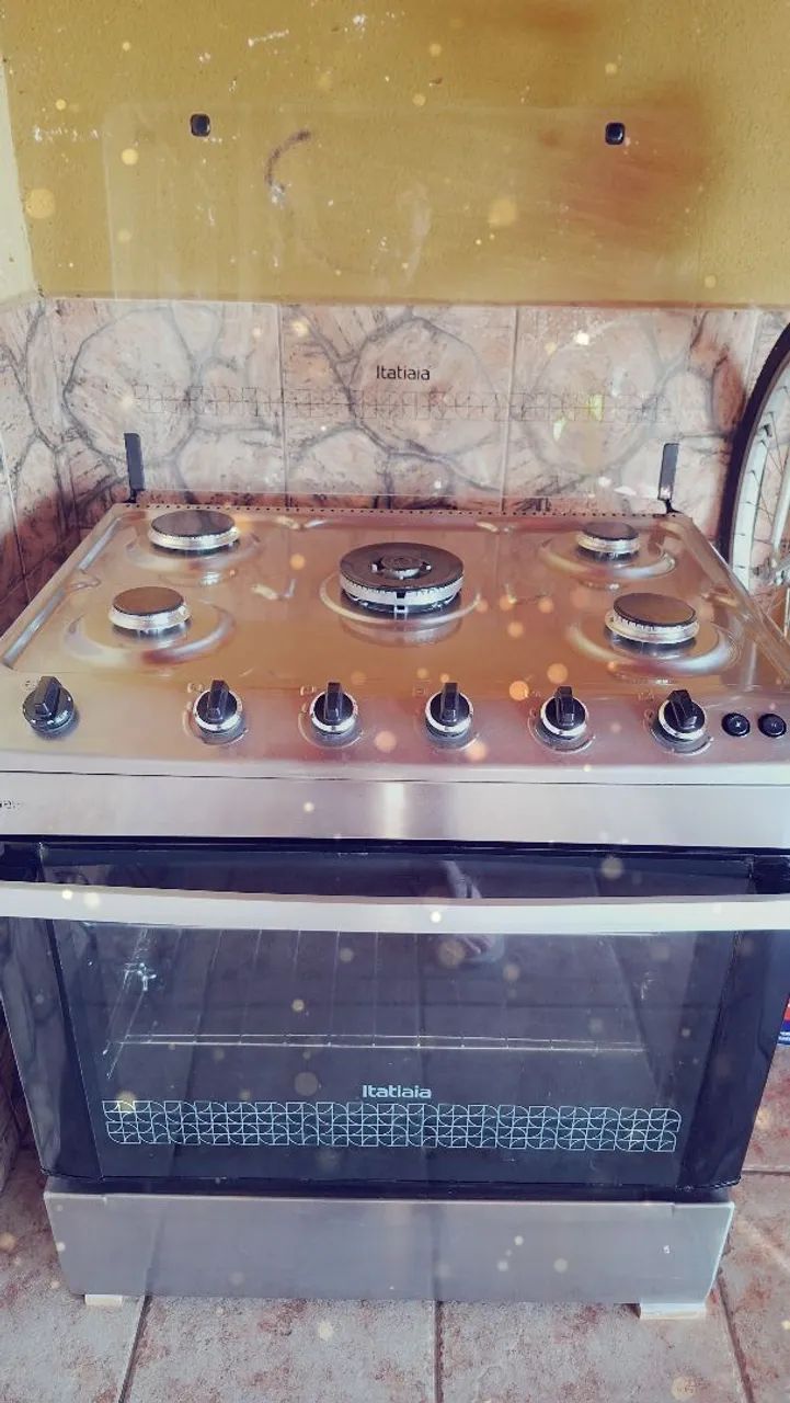 Vendo fogao Itatiaia 5 bocas, chama tripla seminário novo. - Foto 6