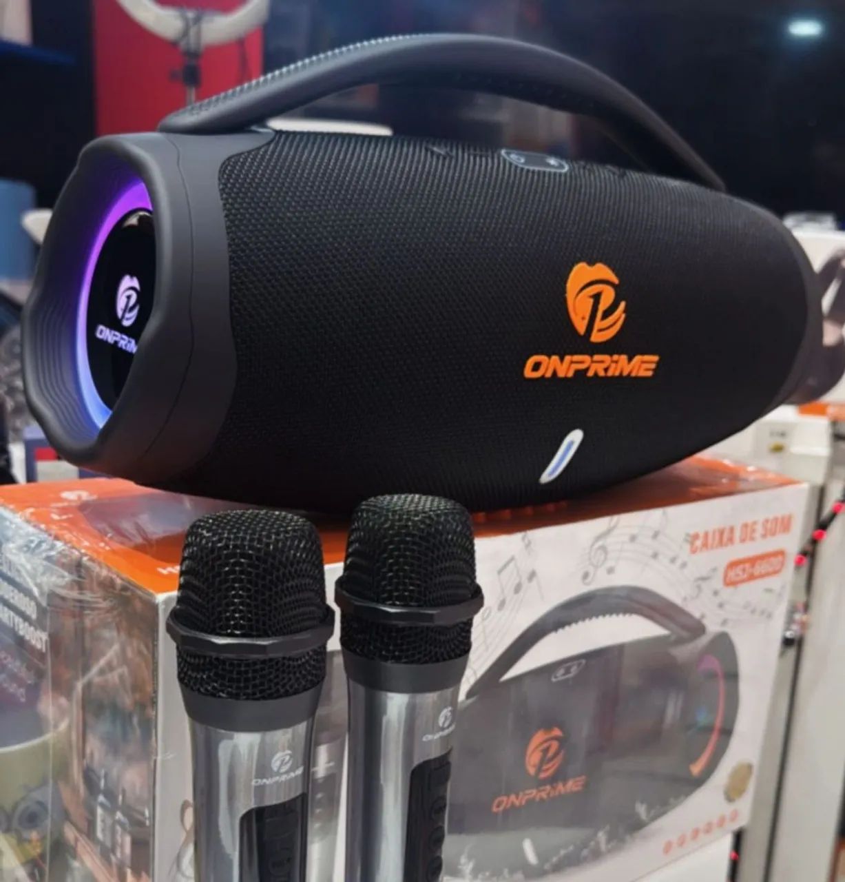 Som BLUETOOTH PORTÁTIL BOOMBOX onprime  - Foto 5