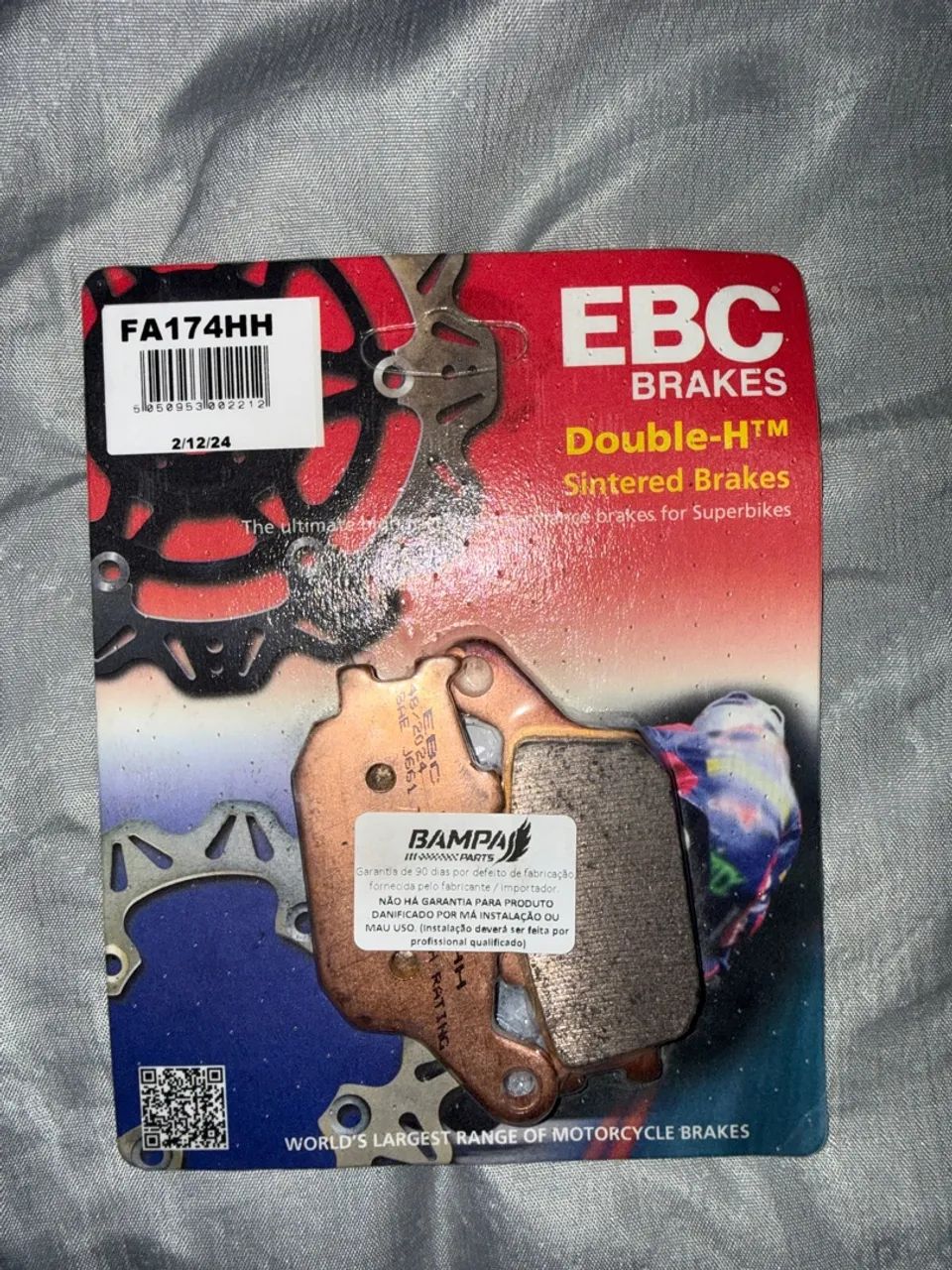 Kit de Pastilhas EBC para MT-07 - Foto 3