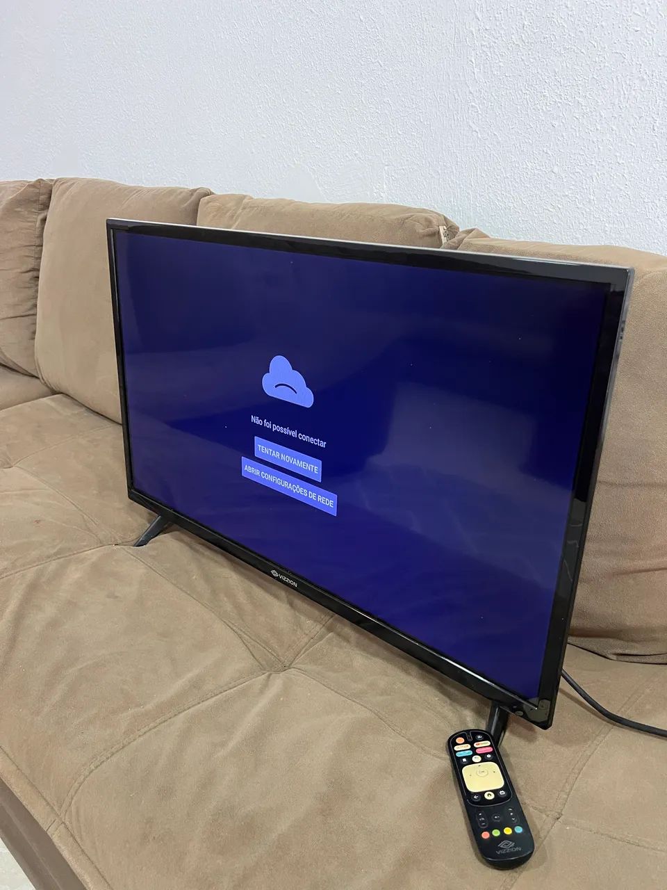 Vendo TV smart 32 polegadas Led com pesinho e controle usada Entrego * - Foto 5