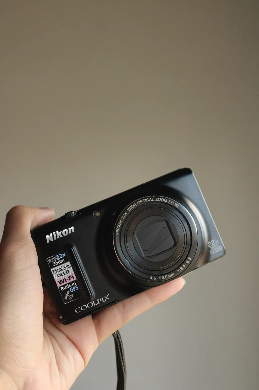 camera digital nikon coolpix s9500 vermelha 22x zoom wi-fi gps