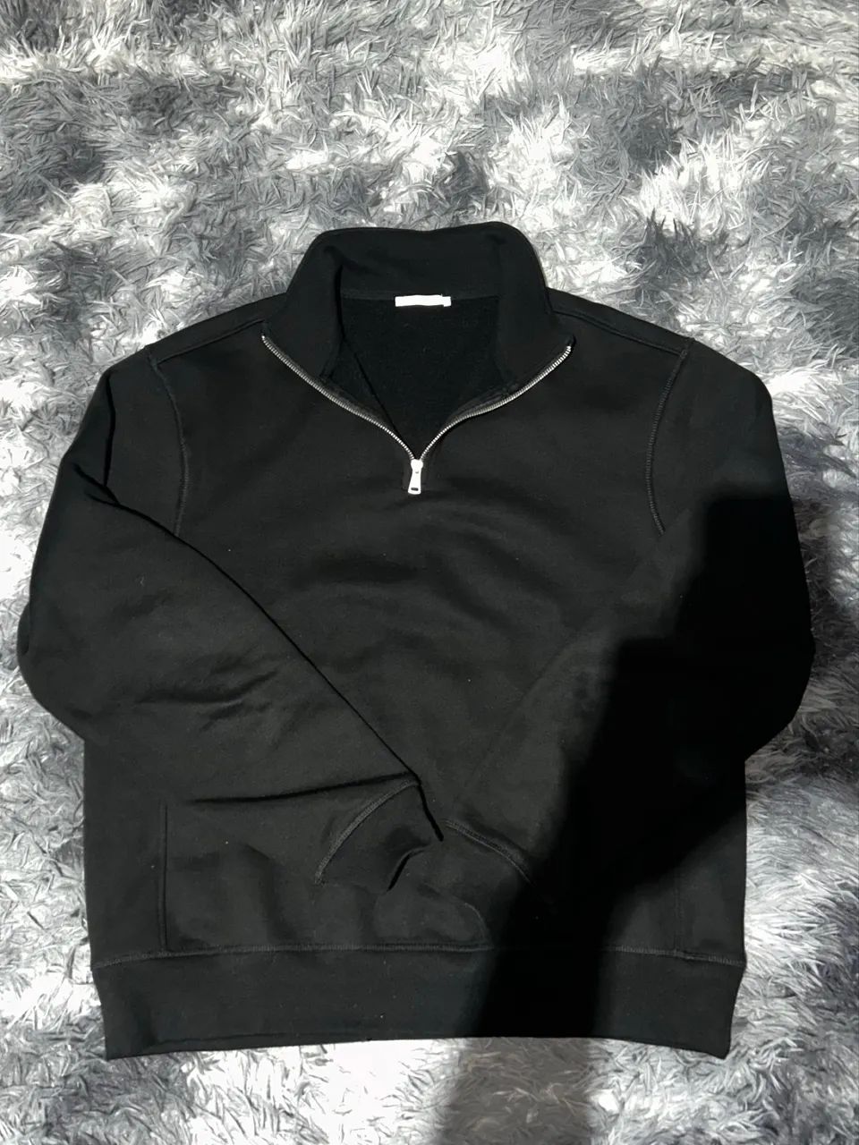 Zara Quarter Zip Preto - Foto 3