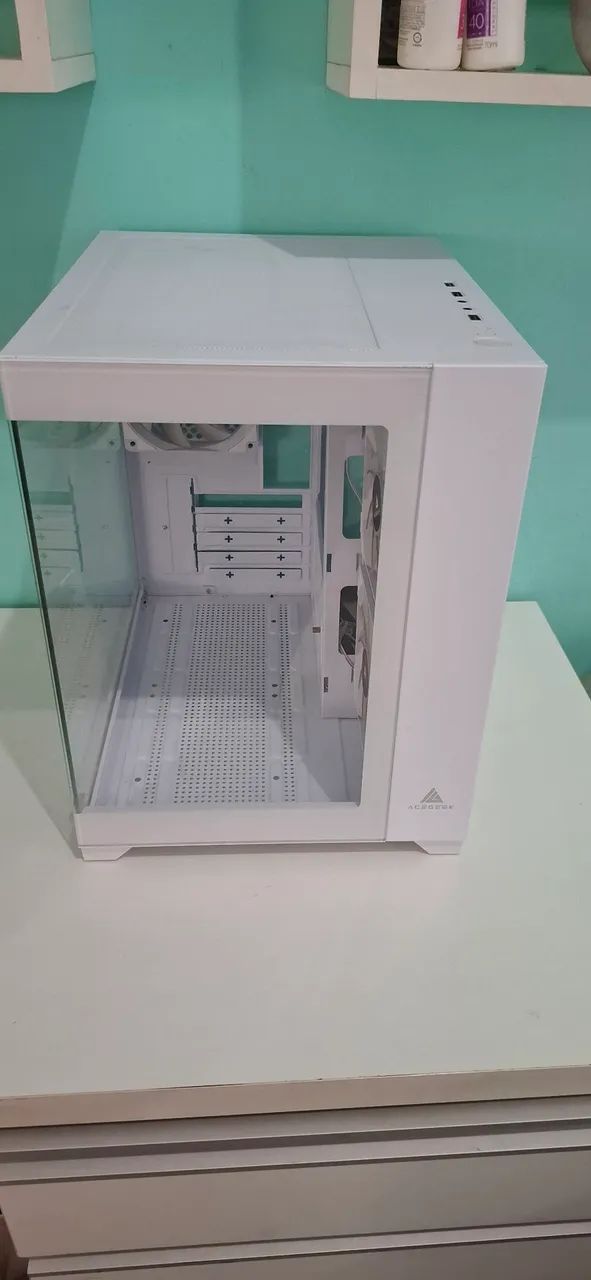 Gabinete Gamer Acegeek Gimli Branco - Foto 2