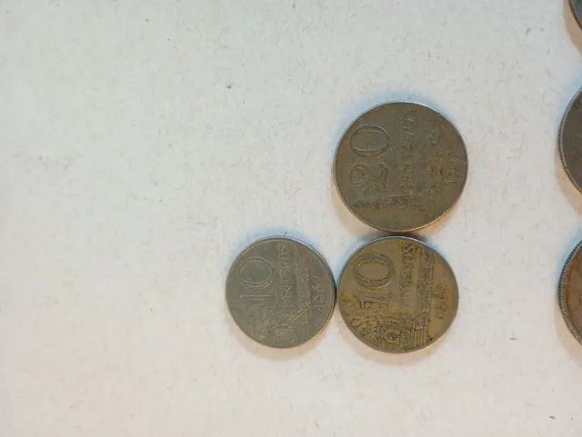 Lote 17 Moedas Antigas do Brasil - Cruzeiro Décadas de 60 e 70 - Foto 3