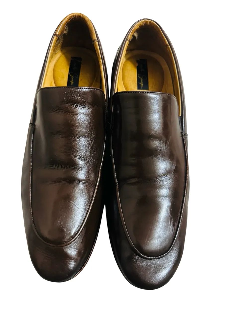 sapato loafers  Loretto Scarpa em couro marrom.