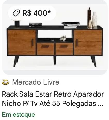 Rack semi novo
