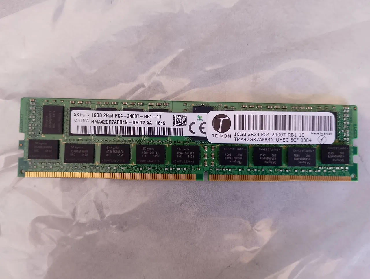 Memória Server Samsung 16GB DDR4 2400MHz ECC RDIMM - Memória RAM