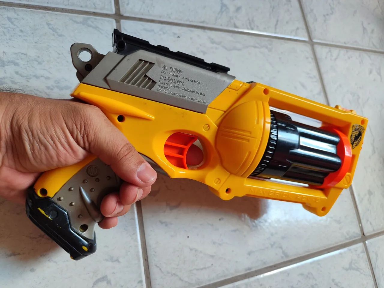 Nerf Maverick REV-6 Original - Funcionando | Oportunidade!