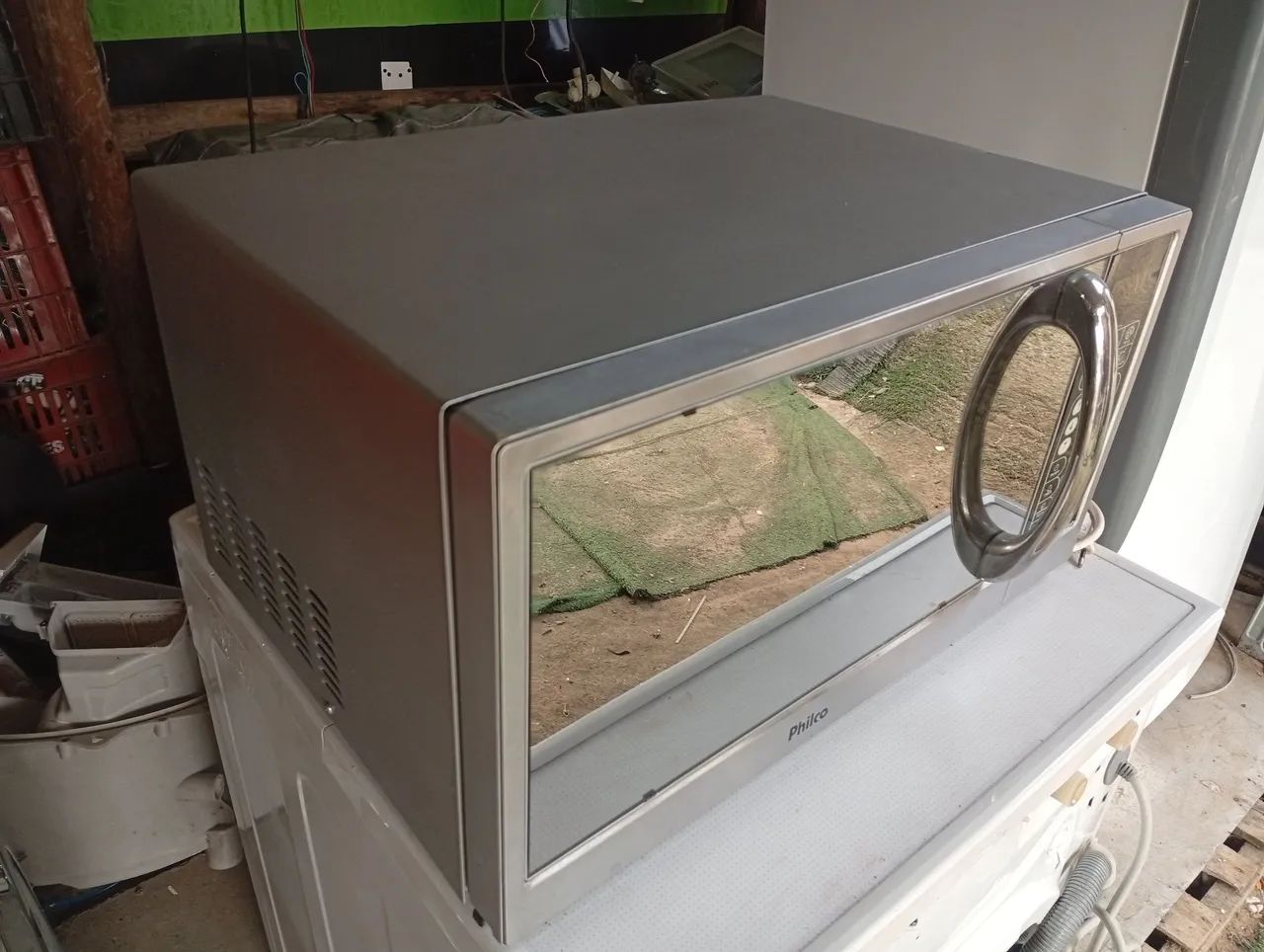 Microondas Philco 30 litros espelhado funcionando perfeitamente  - Foto 3