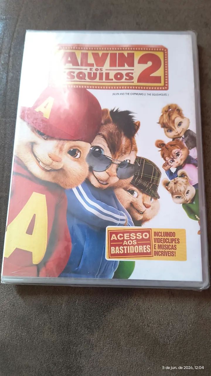 DVD Alvin e os esquilos 2 novo lacrado 
