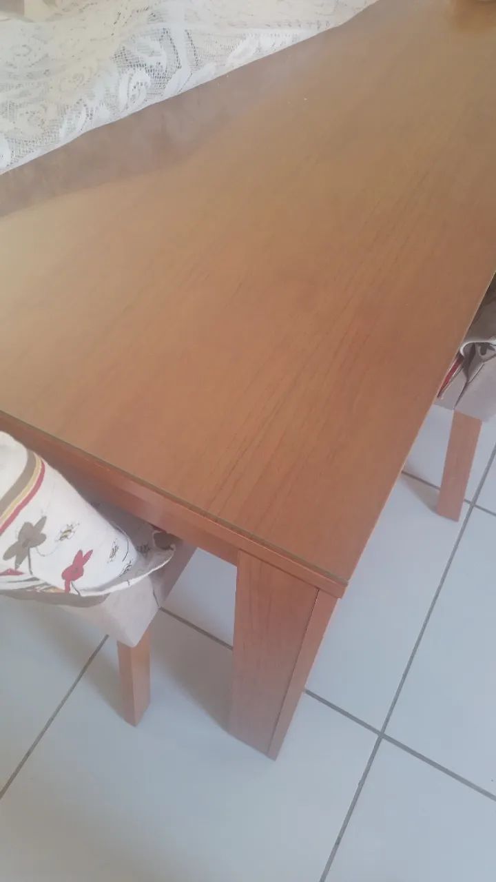 Mesa de jantar 6 cadeira em MDF - Foto 2