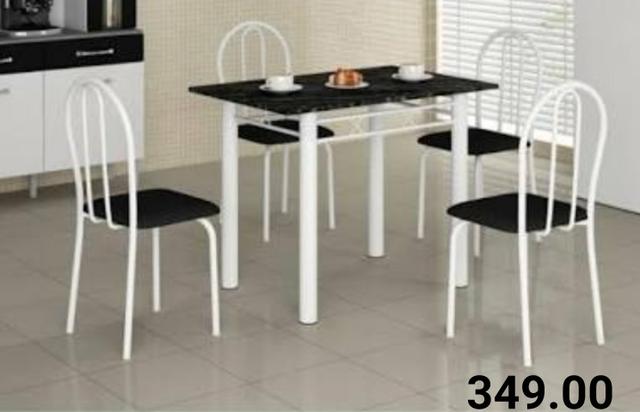 Mesa 4 cadeiras 100x60 " ENTREGA HOJE OU EM ATÉ 24 HORAS
