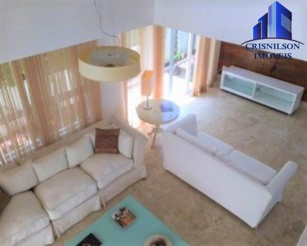 Casa à venda condomínio alphaville i salvador, decorada, 4 suítes, r$ 2.500.000,00, piscin - Foto 7