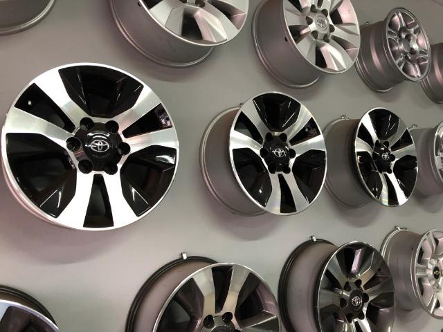 Rodas Aro 17 Toyota Hilux Original SRV Black Diamond - Foto 6