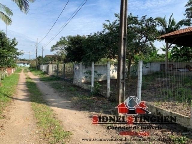 Terreno alto com galpão de madeira, em bal. barra do sul - sc. - Foto 5