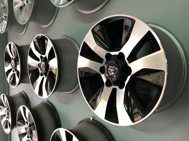 Rodas Aro 17 Toyota Hilux Original SRV Black Diamond - Foto 11