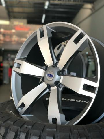 Rodas Aro 22 Ranger Everest Grafite Diamantada - Foto 5