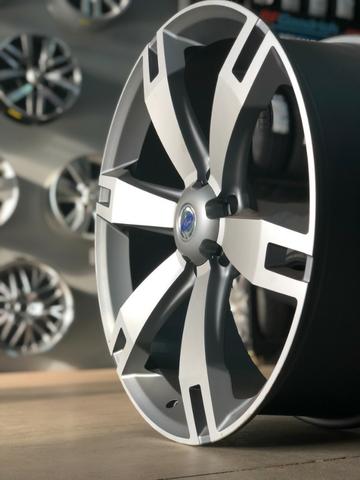 Rodas Aro 22 Ranger Everest Grafite Diamantada - Foto 10