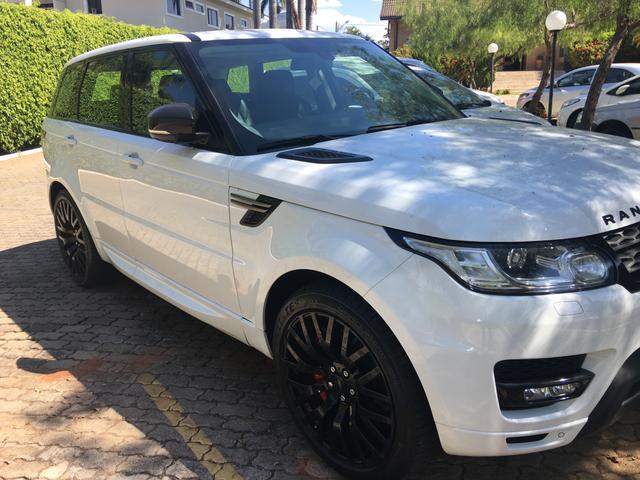 Land Rover Range Rover Sport 2014, branca, diesel V6. Linda. Impecável. Rodas 22 - Foto 3