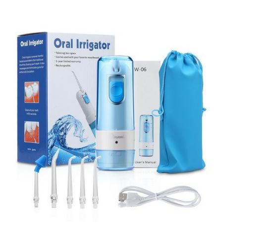 Irrigador Bucal elétrico, recarregável, 5 ponteiras ajustáveis - Foto 6