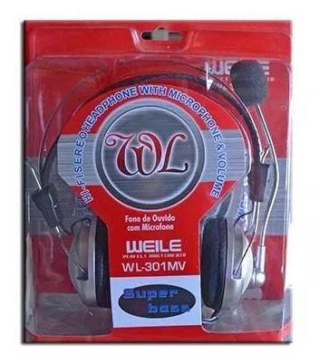 Fone De Ouvido Headset Gamer Com Microfone P/ Ps4 Pc Ps3 Wl - Foto 5