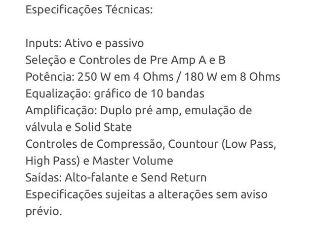 Cabeçote Hartke HA2500 250w - Foto 6