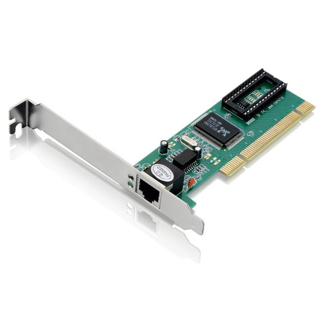 Placa De Rede Pci Lan Ethernet Rj45 10/100 Mbps Low Profile - Foto 2