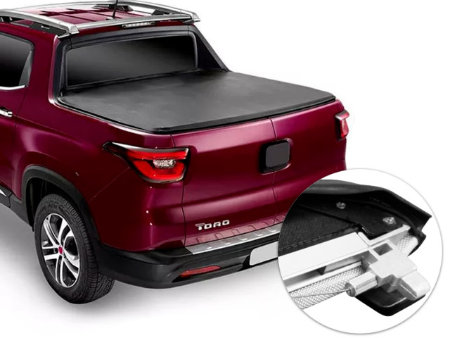 Capota Lona Marítima Fiat Toro Flashcover - Produto já Instalado